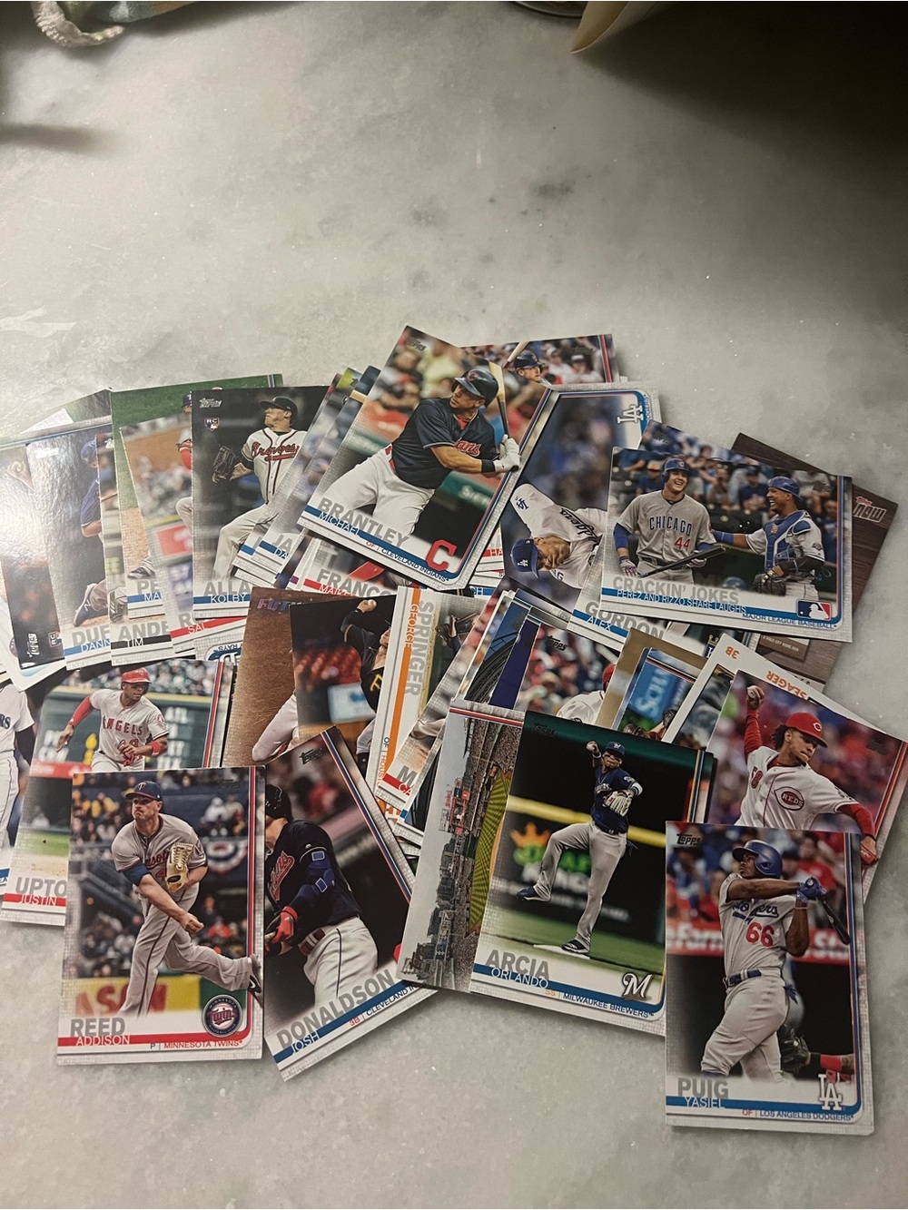 Assorted Baseball Trading Cards - Multi-Color Lot